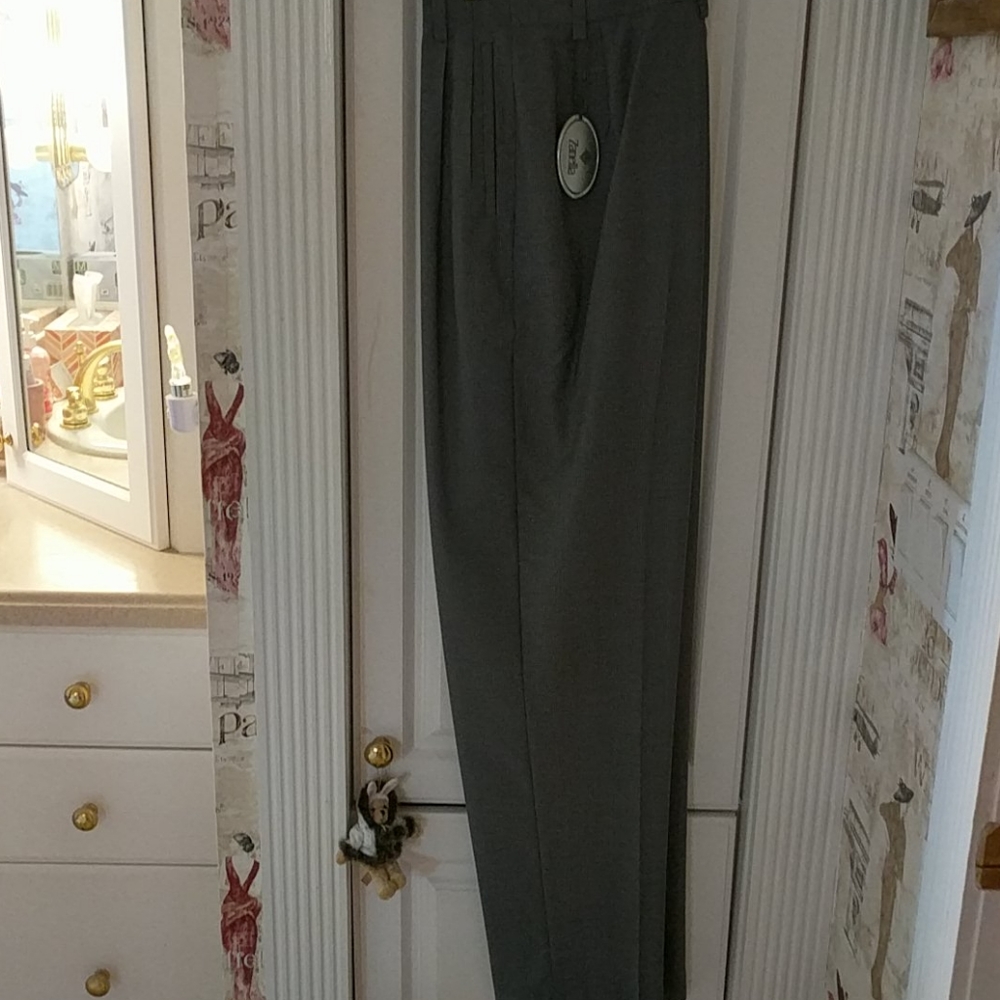 Blue Zanella Hepburn pants.